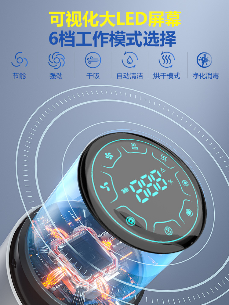 手推家用扫地机机智能洗地机吸扫拖一体机单滚刷自动热烘干拖地机详情6