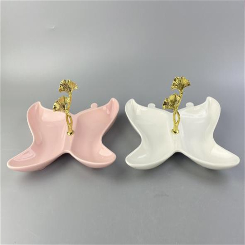 厂家直销五金提手串盘架水果盘子蛋糕甜品盘果盘合金支架家居配件详情24