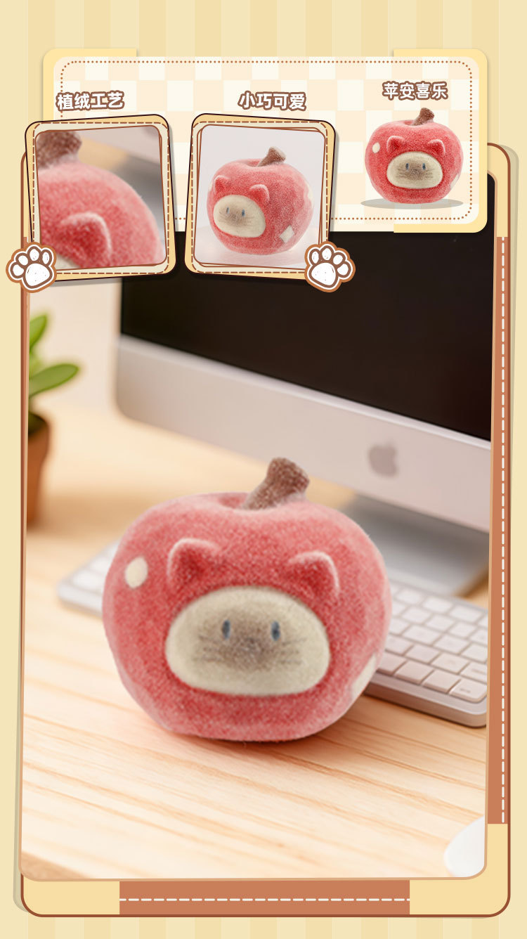 The cat PAI is indeed fun. The blind box Siamese cat figurine is a creative couple and becomes a figurine desktop birthday gift for women pic 10