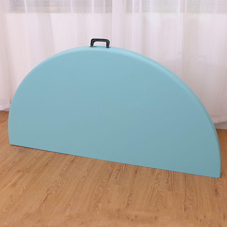 外贸折叠圆桌家用酒店饭店折叠大圆桌客厅餐厅户外简易塑料折叠桌详情35