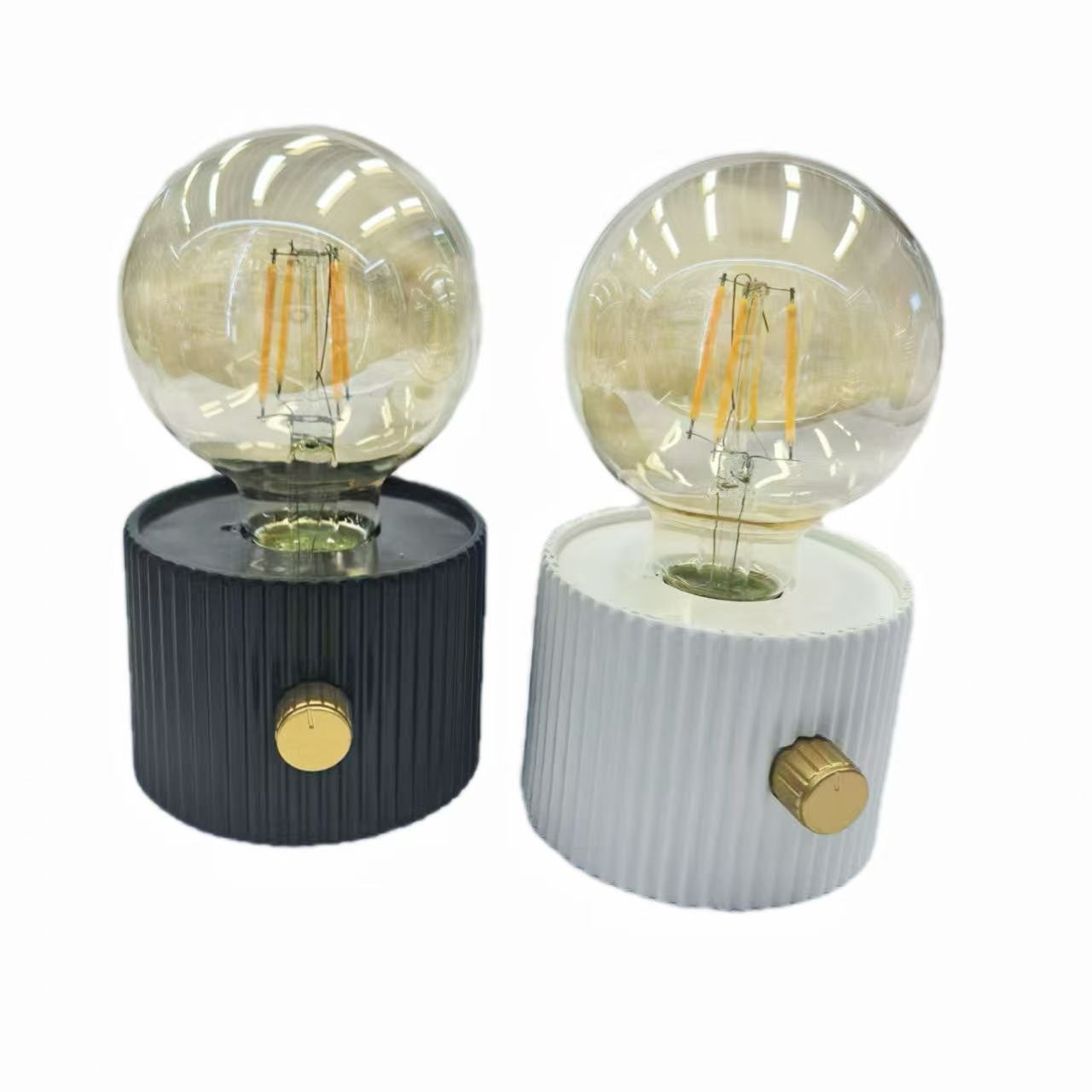 新款复古玻璃手电筒灯泡小夜灯钨丝LED卧室睡眠灯创意桌面氛围灯详情3