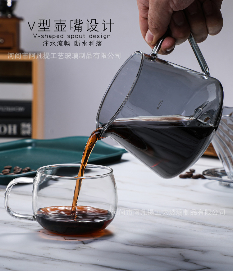【新品推荐】wujiawu新款咖啡壶玻璃套装过滤器一体式滤杯V60详情6