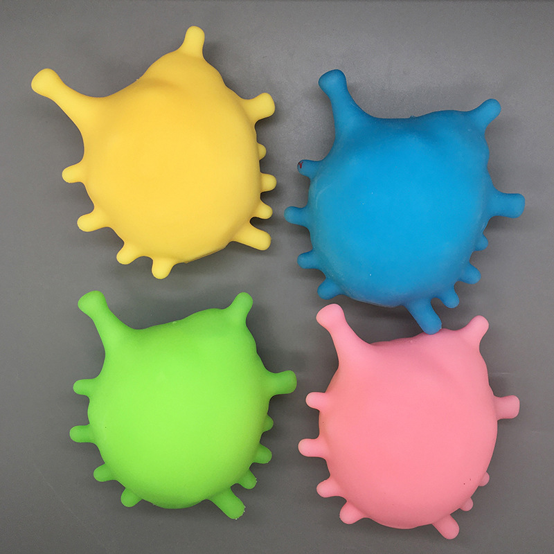 Cross-border stress-relieving Devil Release toys Halloween Mask Devil Flour TPR Soft Rubber Kneading Fun Factory Batch pic 2