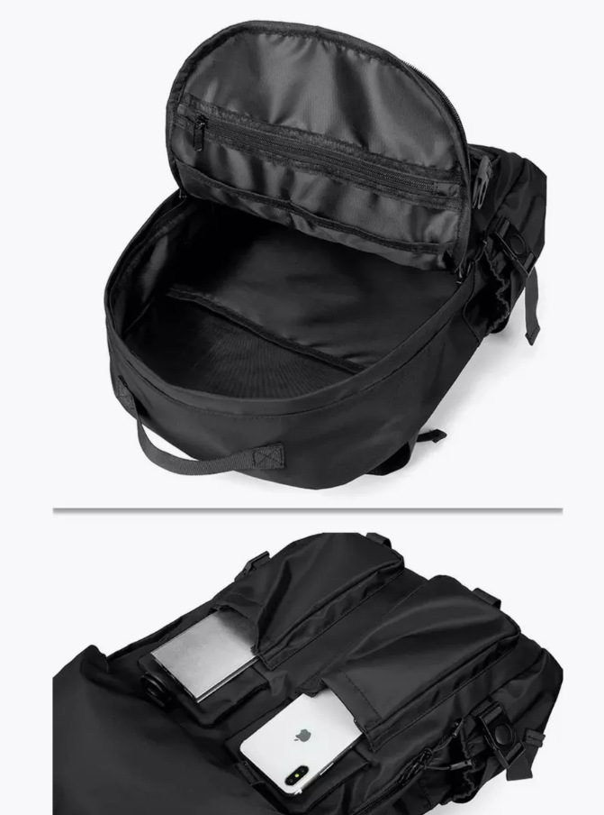 新款双肩背包男户外大容量学生书包可定LOGO轻便摄影包潮牌旅行包详情41