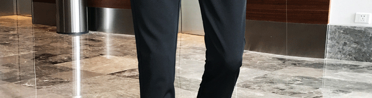 Primavera/otoño pantalones de pie slim para hombres versión coreana traje de moda pantalones premium para plankton pantalones casuales para hombres pic 43