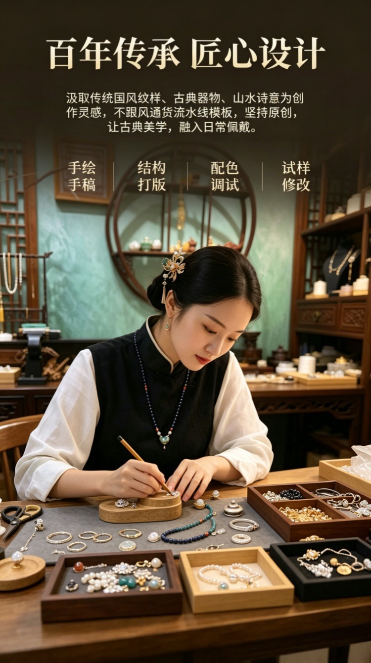 玛瑙手串女款高级感天然东陵玉叶子金丝玉祥云手编新中式手链批发详情11
