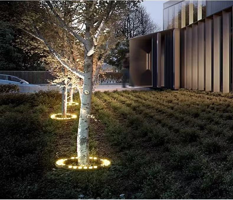 Factory wholesale solar tree-hugging lights, LED tree lighting lights, outdoor waterproof lighting lamps, solar garden lights and colored lights pic 24