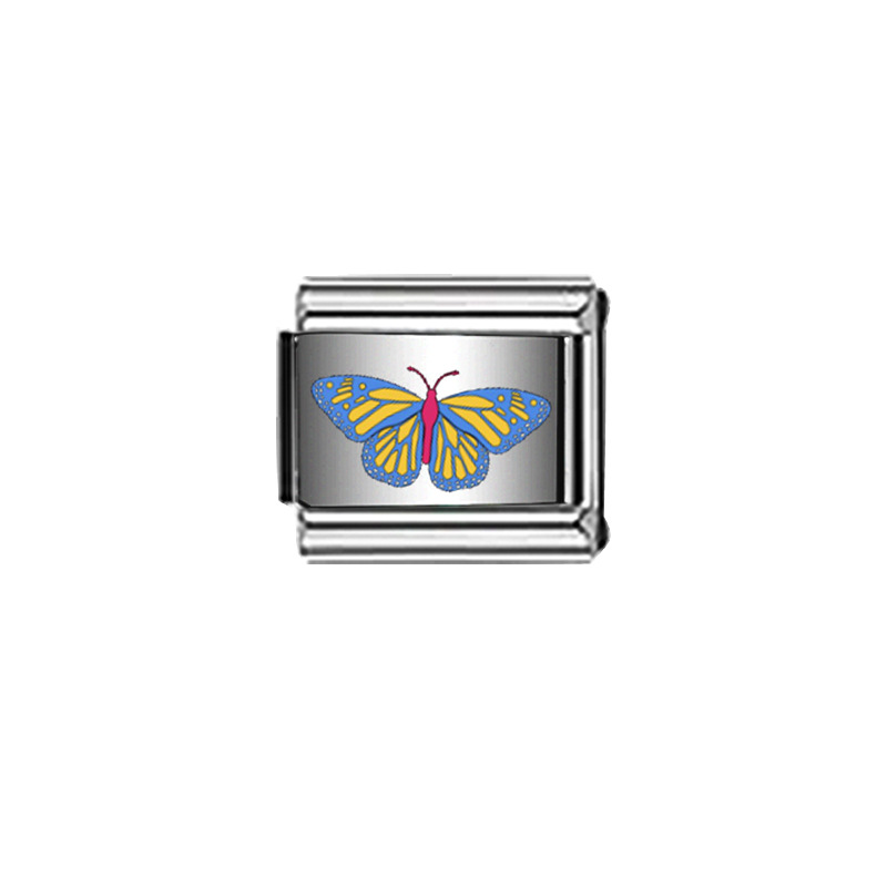 跨境爆品新款原创钛钢手链套装时尚简约个性DIY图案手链饰品批发详情46