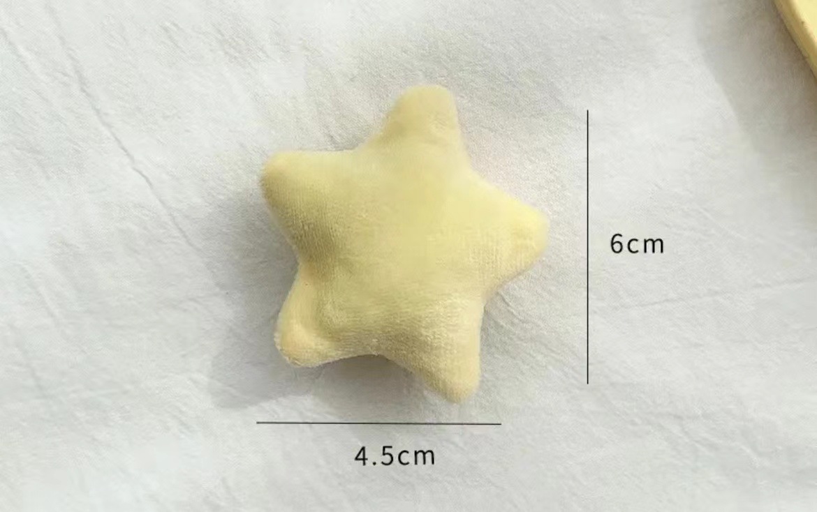 卡通毛绒猪猪粉色充棉卡通猪星星配件发饰配件diy发饰手腕带配饰详情5