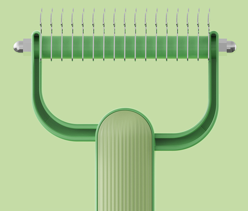 New pet knot-opening comb, suitable for dogs and cats, cat and dog hair removal brush, stainless steel thin comb, knot-tying comb pic 4
