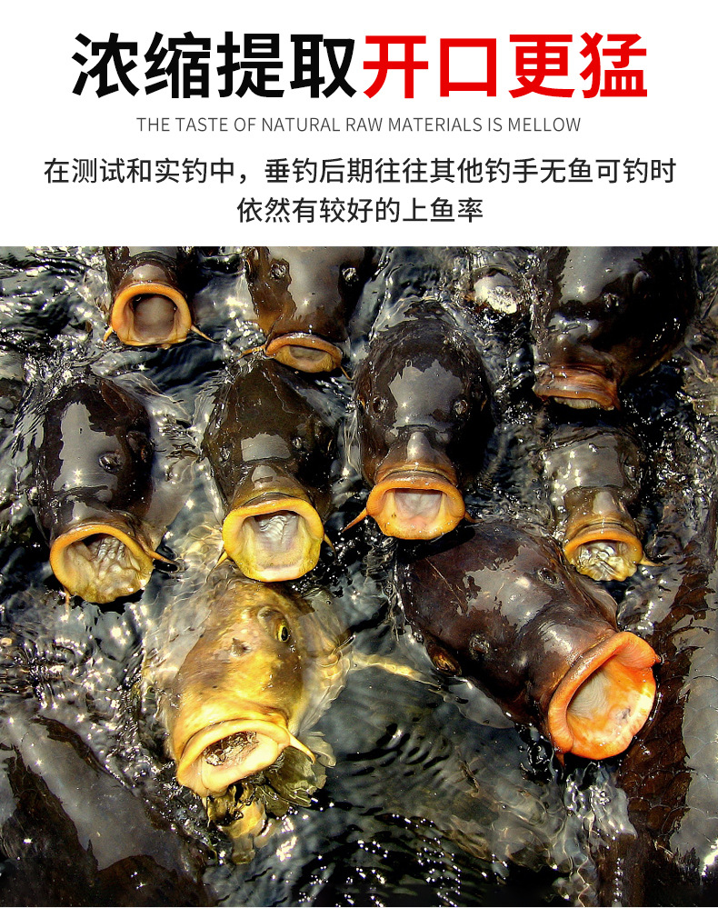 Spring and summer fishing remedies: Qianli Xiang Barley Sweet Potato Paste, wild fishing fish Attractant, Fruit Acid Red Worm Liquid, Musk Wine, Crucian carp pic 5