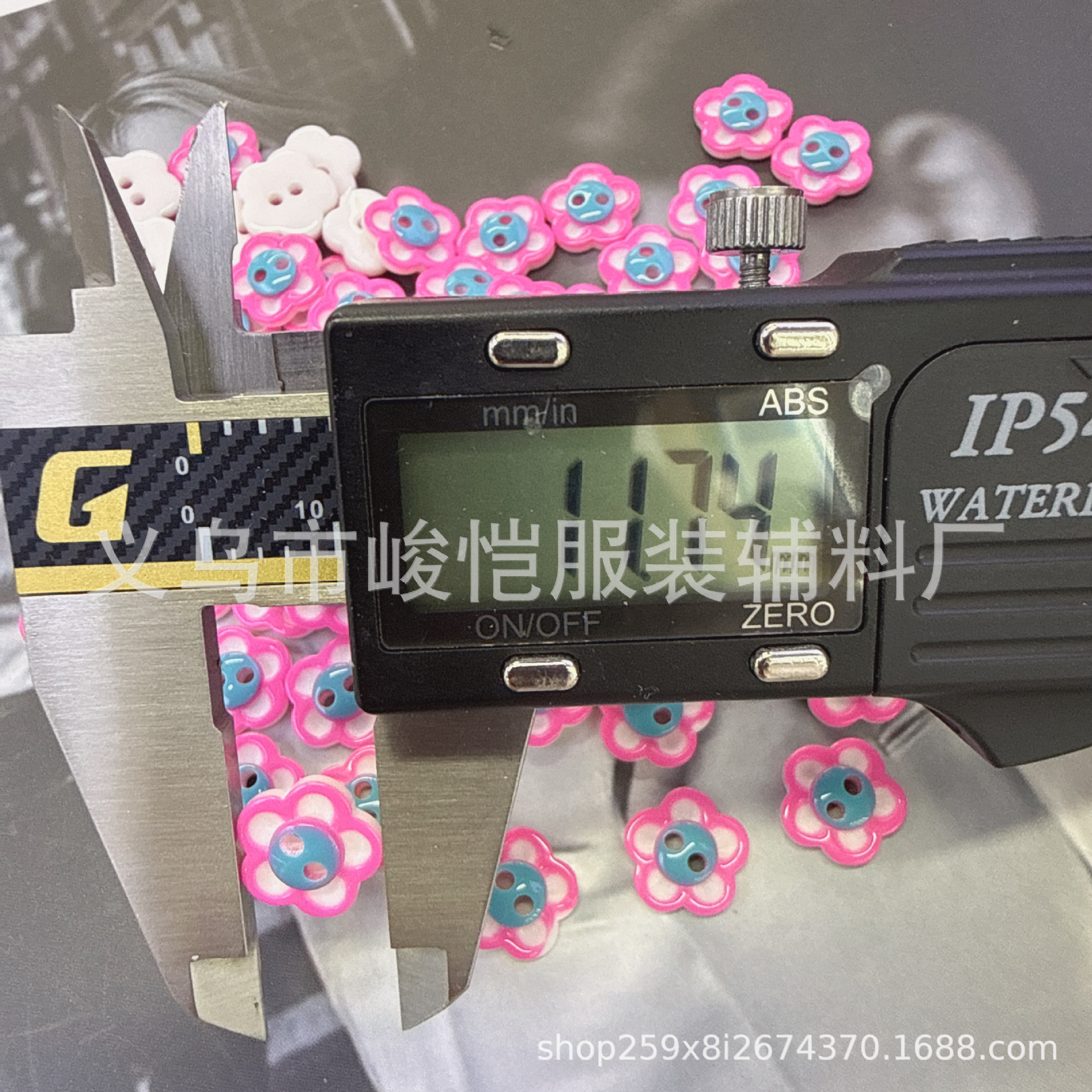 New two-eye and four-eye resin buttons, pink buttons, cute DIY handcrafted buttons, shirt, knitted sweater buttons pic 11