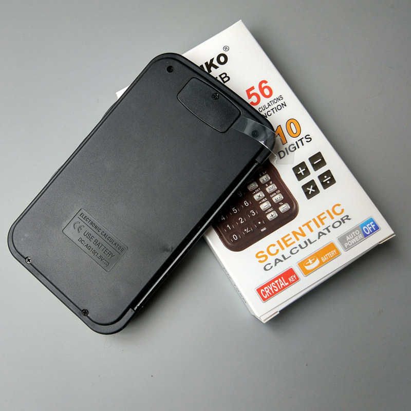 A multi-functional scientific function calculator with time and dual screens for student exams pic 6