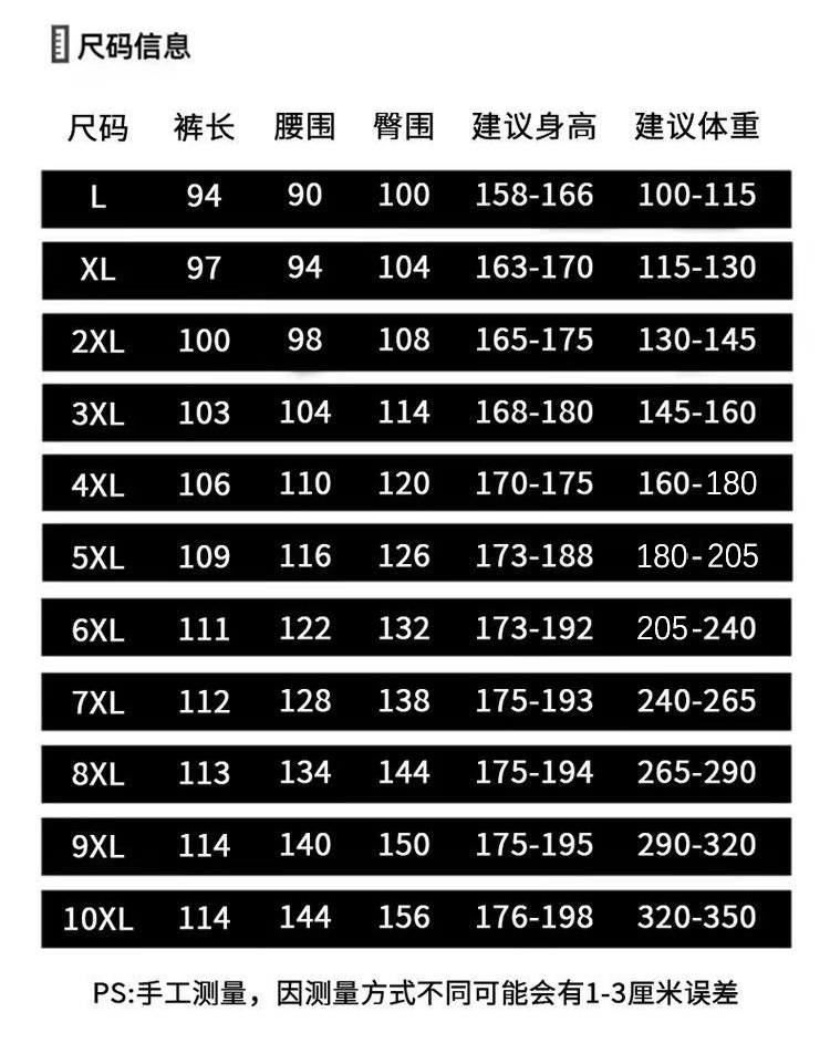 春秋季纯色加肥加大男裤大码束脚裤男胖子长裤宽松休闲运动裤男SJ详情2