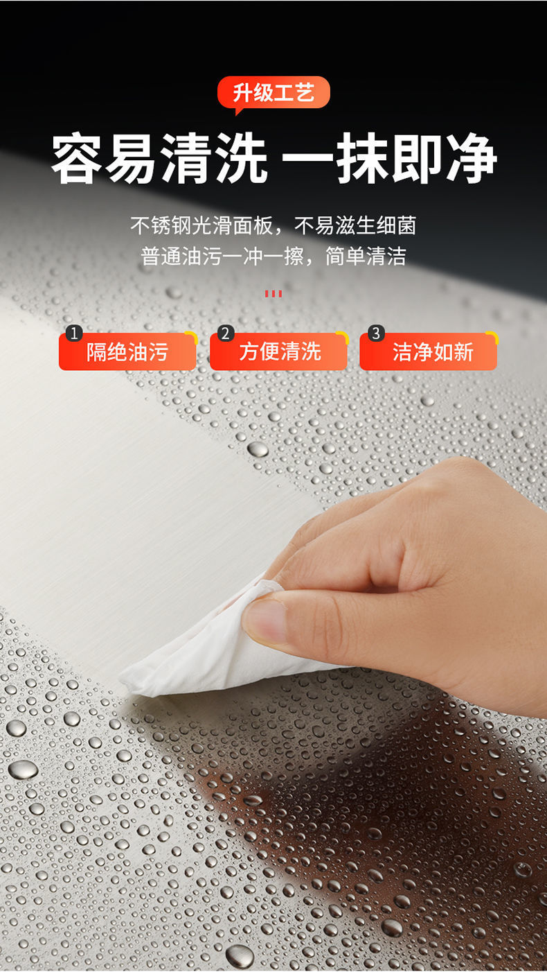 Customized stainless steel oil shield for kitchen, high-temperature insulation board for household gas stove, and oil splash prevention baffle for stir-frying pic 1