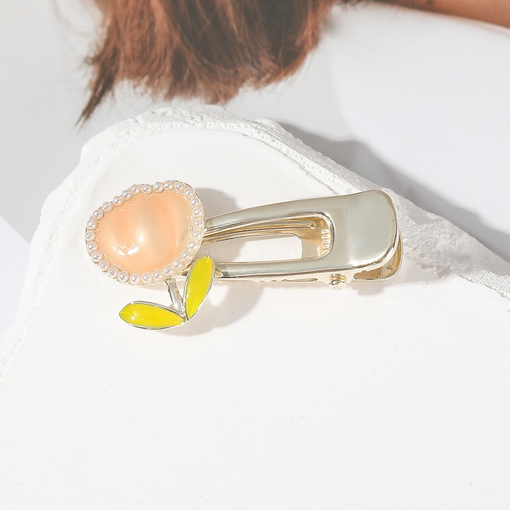 Korean flower headwear clips, rhinestone, frog clip at the back of the head, simple bangs clip, top clip, hairpin, female butterfly pic 12