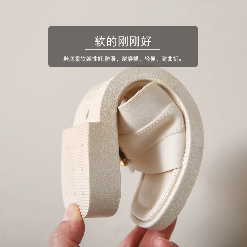 网红软底拖鞋女士夏季外穿时尚新款百搭外出洋气高颜值上班一字拖详情5