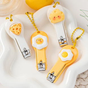 可爱指甲刀马卡龙色便携指甲剪卡通防飞溅家用指甲钳儿童女士美甲详情11