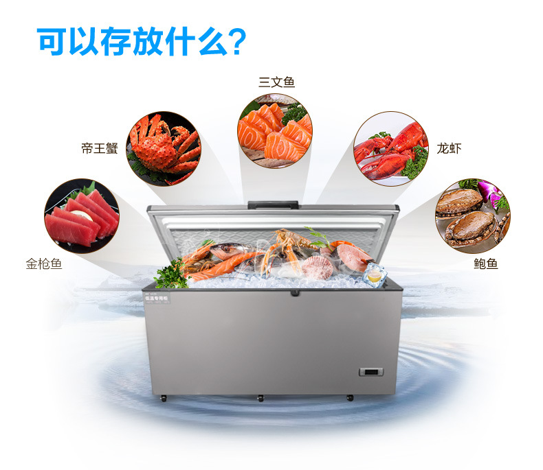Ultra-low temperature -60 degrees Celsius copper tube refrigeration commercial large-capacity, suitable for household freezing and preservation refrigerator pic 11