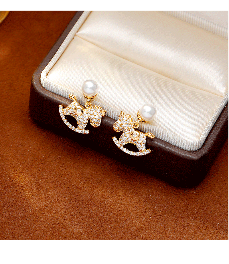 ¡Hyacinth tiene dinero ahora! Perlas pendientes nicho ligero extravagancia versátil alta apariencia horizontal temperamento pendientes de mujer 2026 explosivo estilo earpieces pic 10