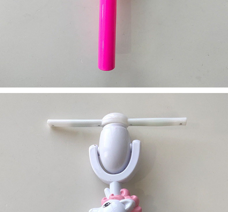 跨境爆款儿童仙女棒闪光魔法棒卡通音乐旋转风扇发光公主棒批发详情10