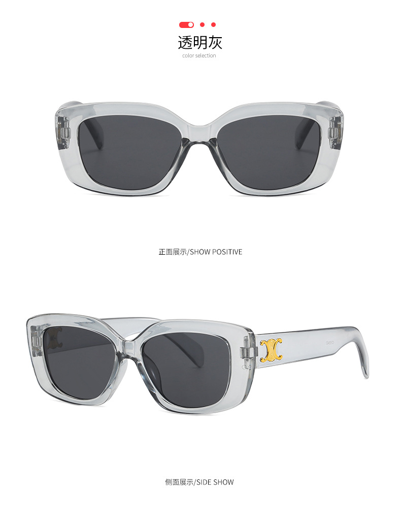 Retro triumph snow sunglasses for women with a high-end feel, 2024 new square sunglasses for sun protection against ultraviolet rays pic 15