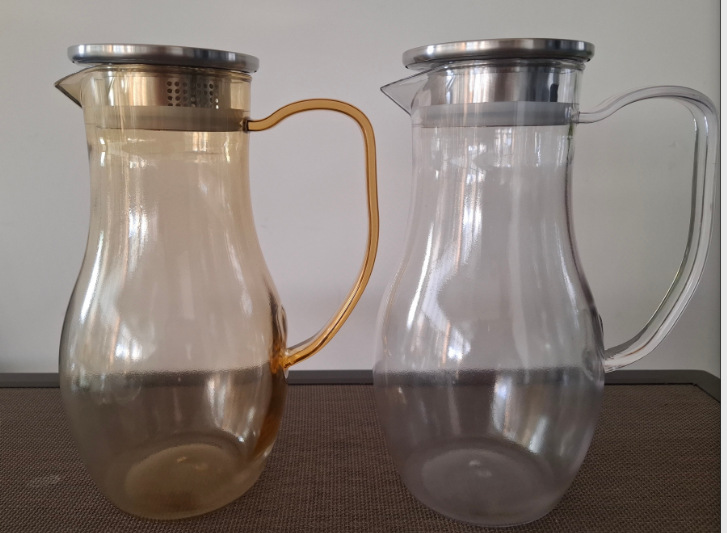 PC acrylic cold water bottle, restaurant and hotel beverage juice pot, beer tie pot, plastic high-temperature resistant foreign wine dispenser pic 2