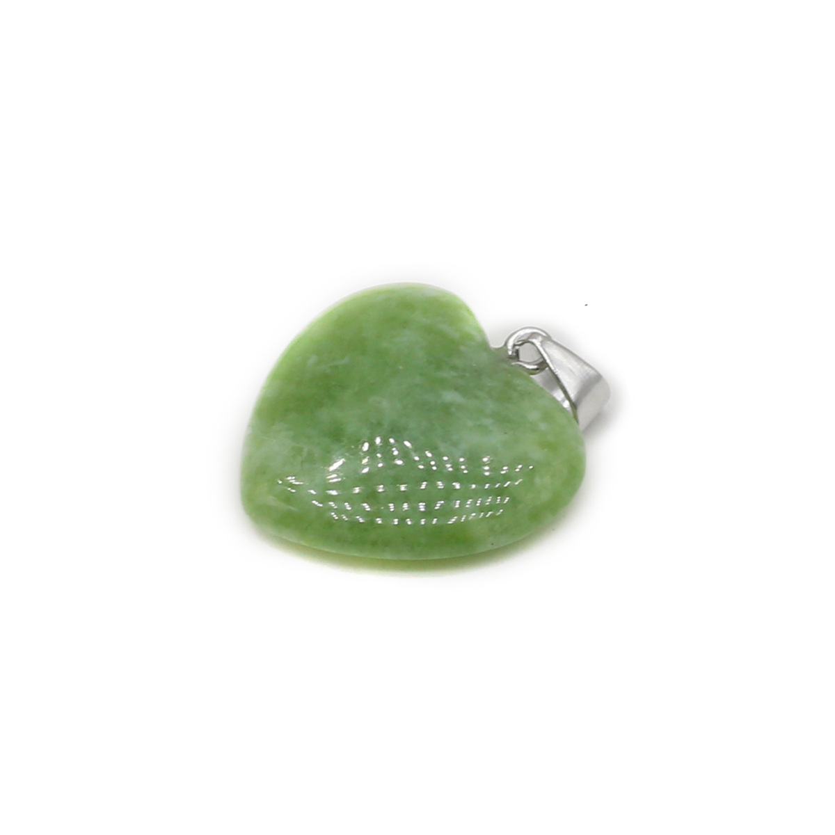 Wholesale of light luxury and niche design natural stone heart-shaped pendants and colored gemstones pic 2