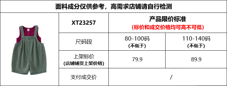 宥宝童装夏季童装新品韩版女童条纹T恤背带裤男童两件套儿童套装详情2