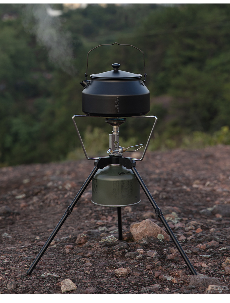 Koman BKSW-1 camping cookware and equipment: 304 stainless steel teapot, portable coffee, picnic, outdoor kettle pic 11