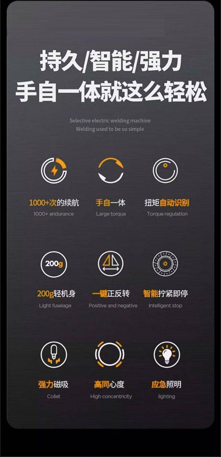 Handheld portable electric screwdriver, powerful hand, long-lasting battery life, labor-saving, handheld imported electric drill pic 4