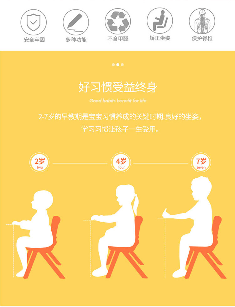幼儿园儿童写字实木桌学习桌子宝宝玩具桌椅加厚升降橡木桌椅套装详情2