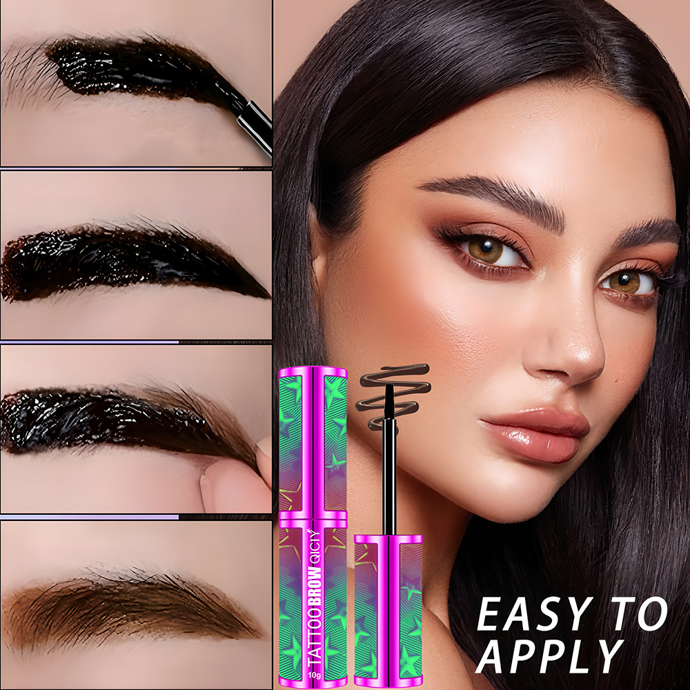 【 Cross-border Exclusive 】QICIY Eyebrow Lift Cream available in 4 colors, waterproof, sweat-proof, natural and long-lasting. Wholesale pic 3