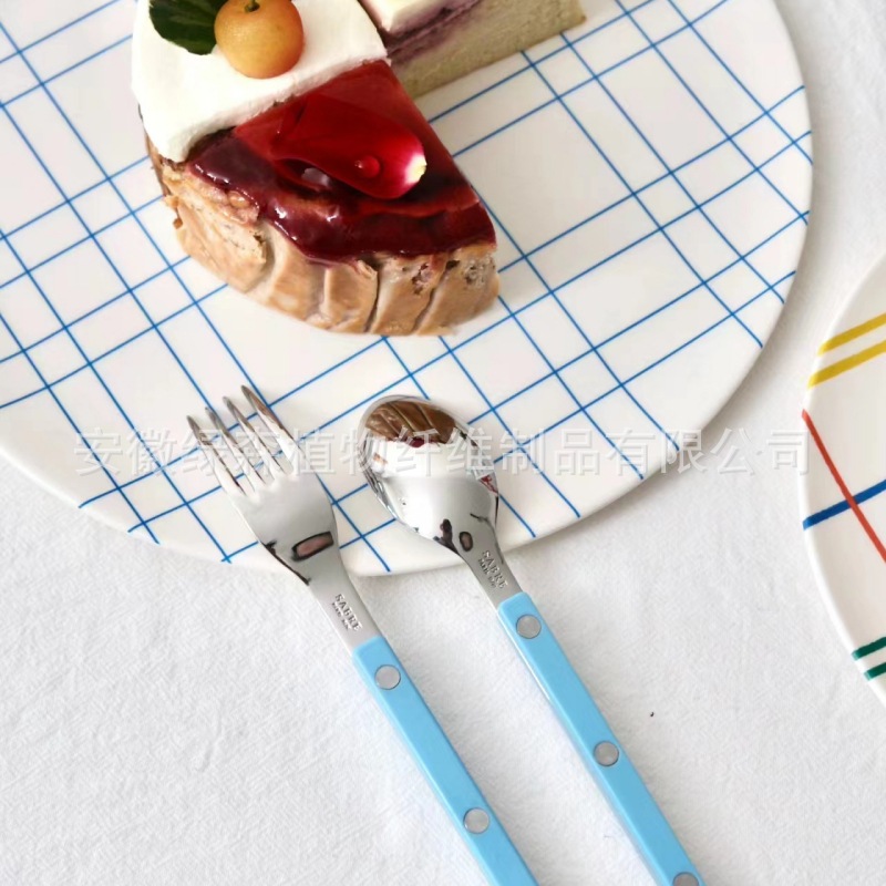 现货XeniaTaler加拿大竹纤维盘子餐具耐摔水果早餐盘面包甜品盘详情30