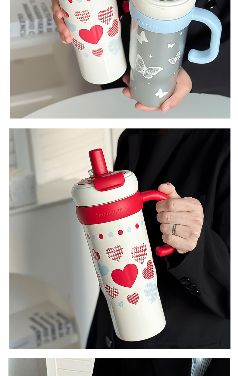 巨无霸水杯大容量耐高温女生运动水壶大号tritan高颜值吸管冰霸杯详情11