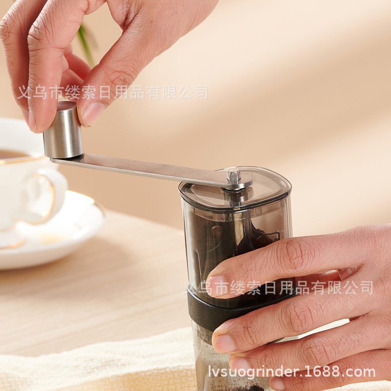 Coffee machine, hand-cranked coffee grinder, transparent acrylic grinder, outdoor portable coffee machine, cross-border model pic 11