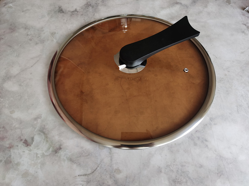 Factory wholesale visible tempered glass LIDS, G-shaped LIDS, upright LIDS, stainless steel LIDS, all-steel LIDS, wok LIDS pic 13