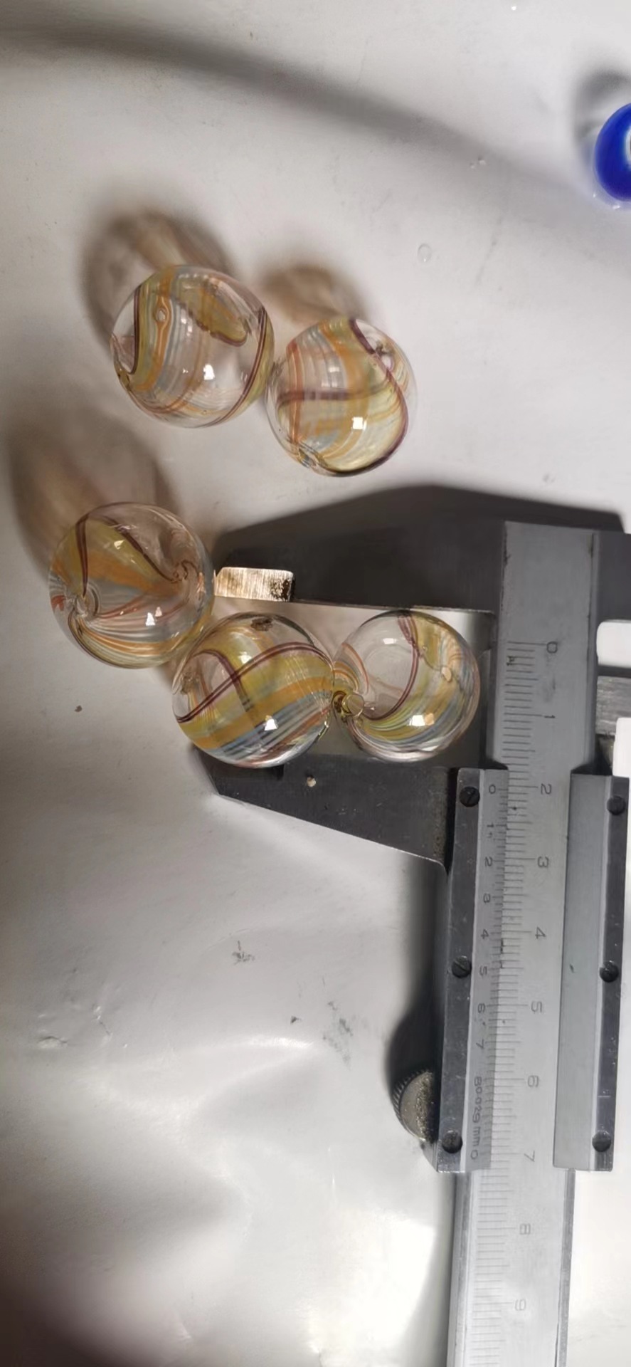 古法琉璃复古彩色空心琉璃珠琉璃泡泡琉璃球DIY仙女耳环手链项链详情13