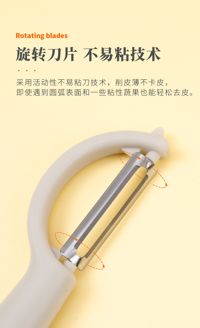 Sharp stainless steel melon peeler, peeler knife, fruit peeler, fruit peeler, potato peeling knife, melon peeler knife pic 7