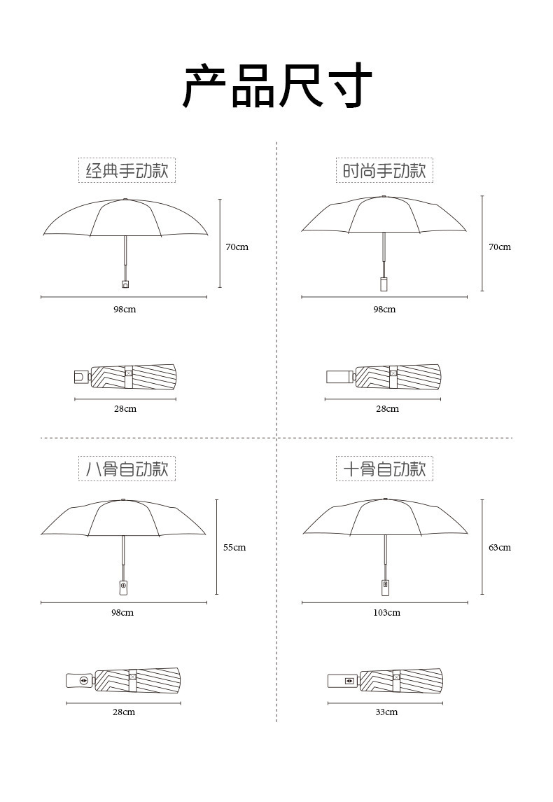 儿童雨伞男孩好看特别的小学生上学专用儿童网红男生手动三折叠大详情10