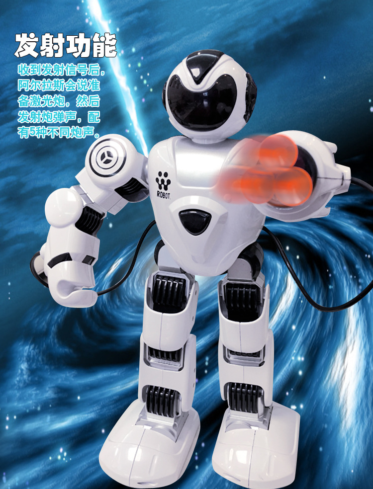 Alpha Intelligent robot remote-controlled RoboCop programming dancing robot Boy gift model toy pic 8