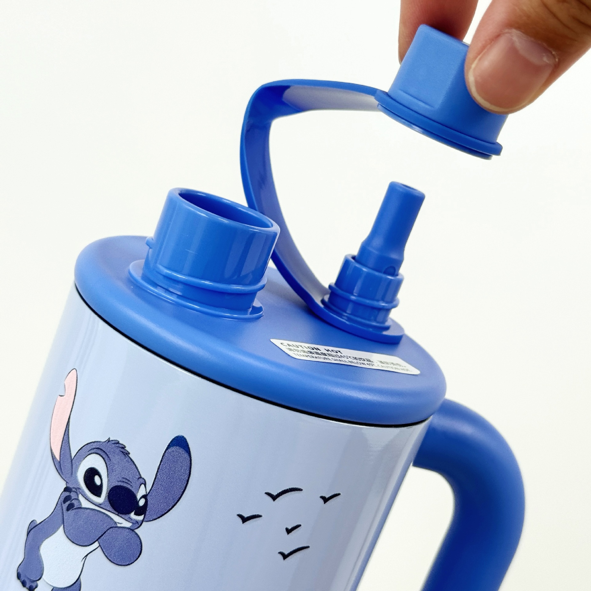 史迪仔新款2025大容量保温杯子女生高颜值可爱吸管双饮水杯联名详情2