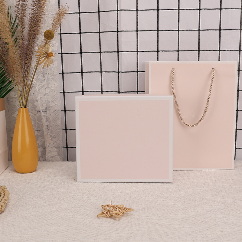 现货粉色蝴蝶结礼盒空盒天地盖包装盒生日礼物盒情人节伴手礼品盒详情8