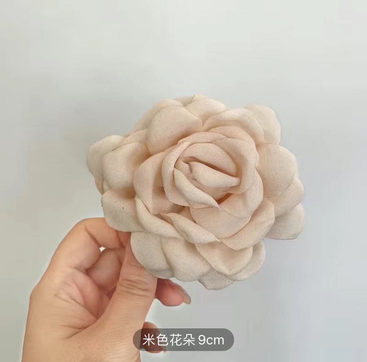 法兰西干枯玫瑰花抓夹气质优雅玫瑰花简约高级感发夹caro同款抖音详情9
