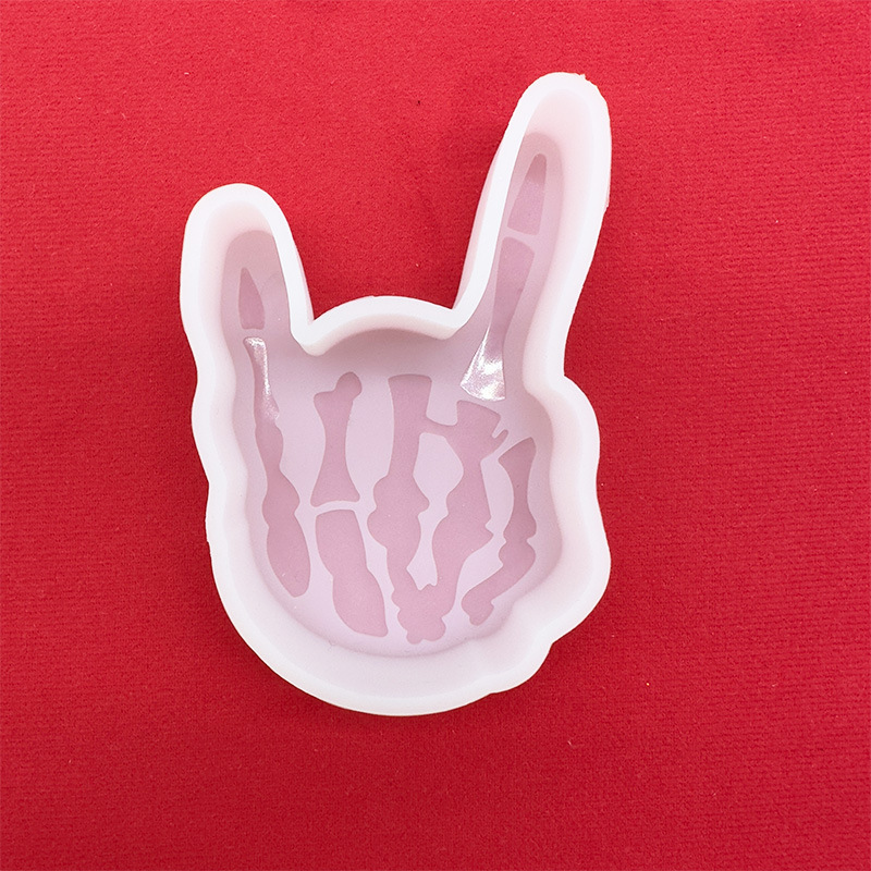 胖鬼手尺子车载香薰蜡烛硅胶模具diy靴子大十字架树脂滴胶模具详情7