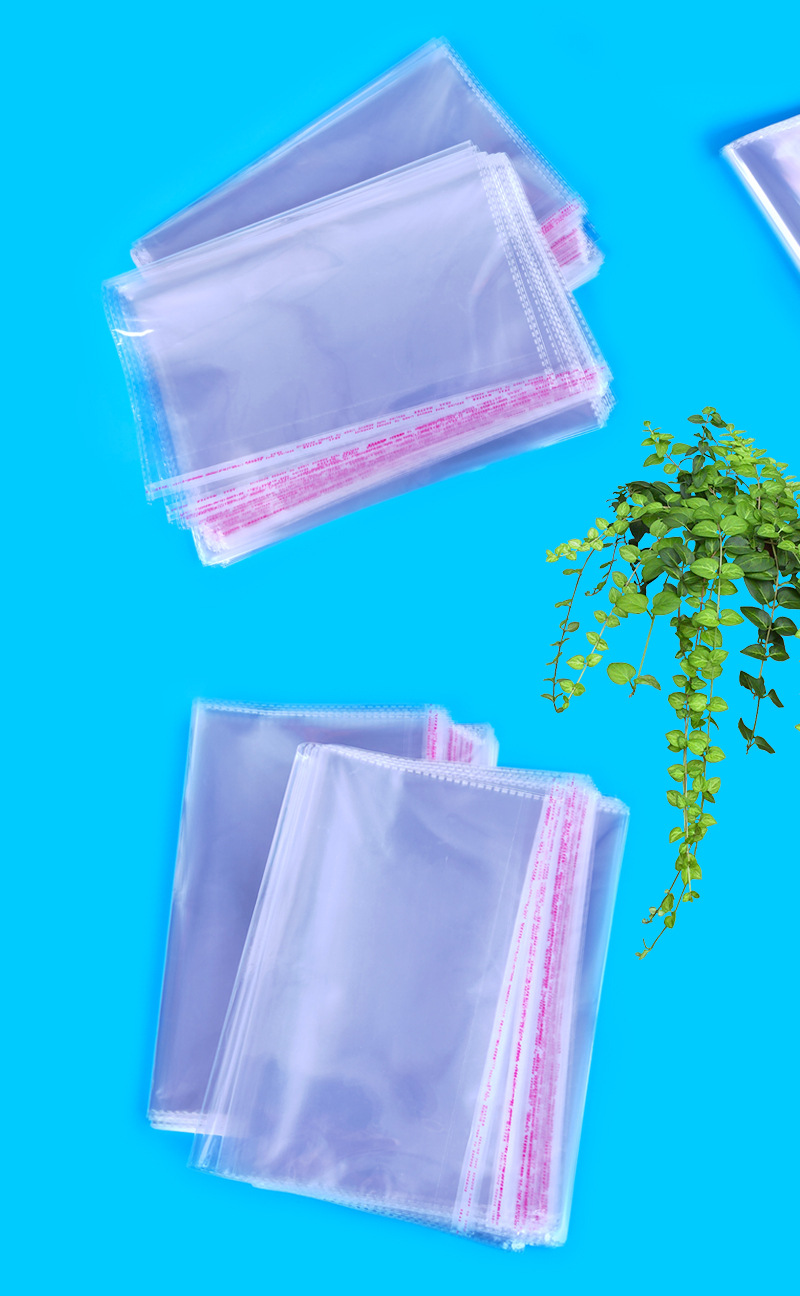 Wholesale of opp bags, transparent packaging self-adhesive bags, clothing plastic packaging bags, self-adhesive sealing pe self-adhesive bags in stock pic 7