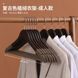 实木衣架服装店衣服架防滑衣挂木头衣撑儿童衣架批发木质衣服架子详情14