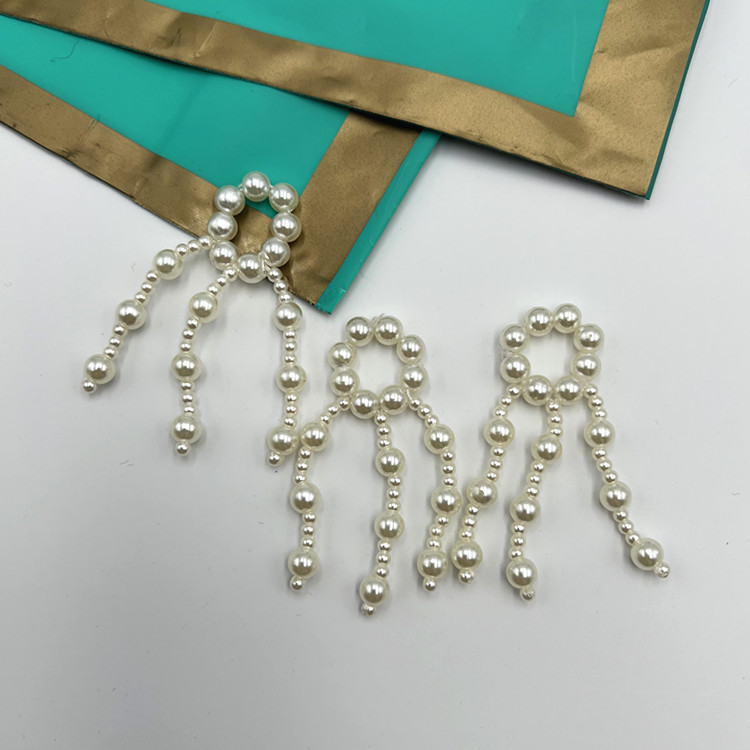 Hand-woven pearl pendants, ancient-style embroidered shoes, tassel accessories, DIY earrings, necklaces, hair ornaments, decorative materials pic 6