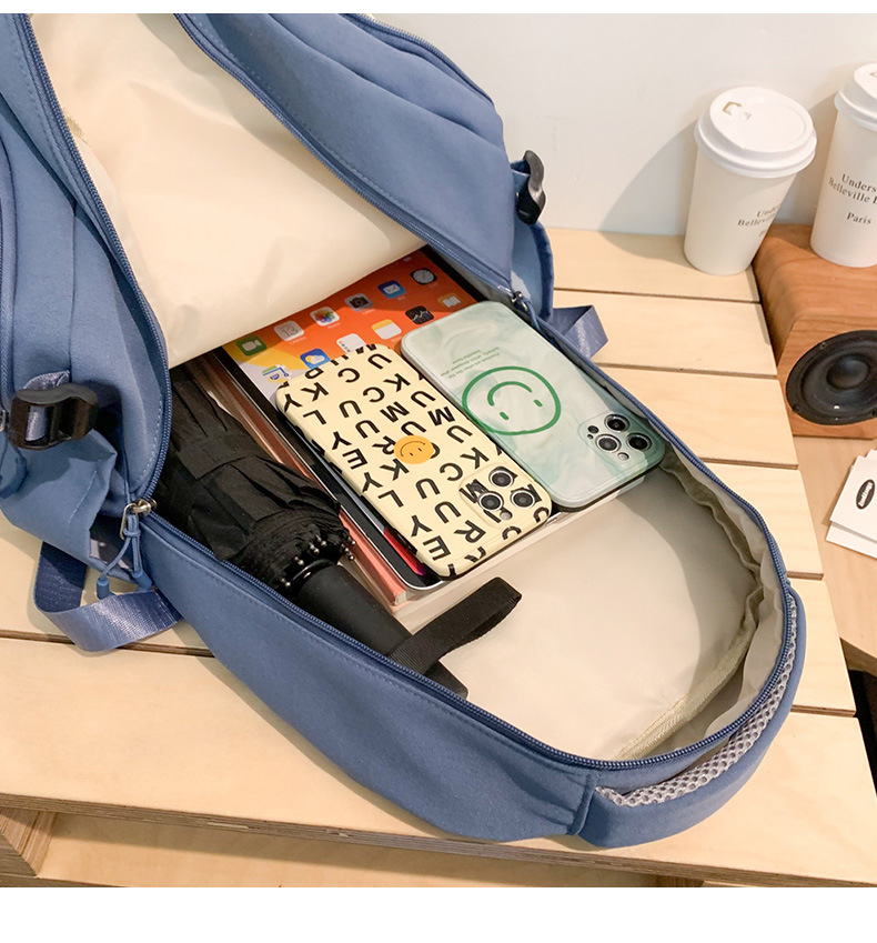 初高中小学生大容量书包可做logo印字批发补课培训班广告儿童书包详情48