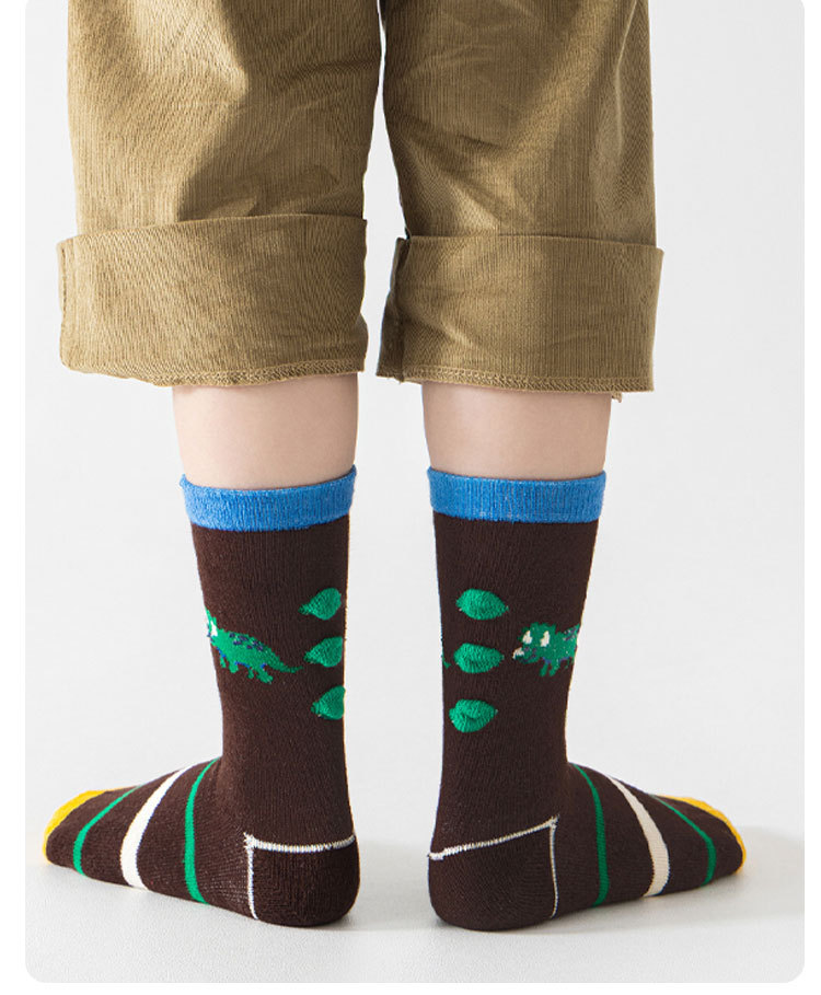 2025男童袜子秋冬季卡通中筒袜儿童袜子春秋中大童棉袜学生袜透气详情17